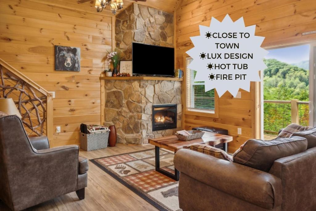 Twin Oaks Cabin Брайсон-Сити Экстерьер фото